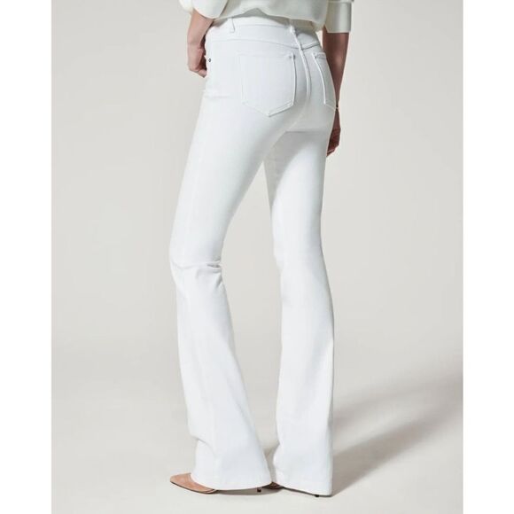 SPANX Flare White Jeans Reflect Your Style!  Size Large $148 - Picture 5 of 13